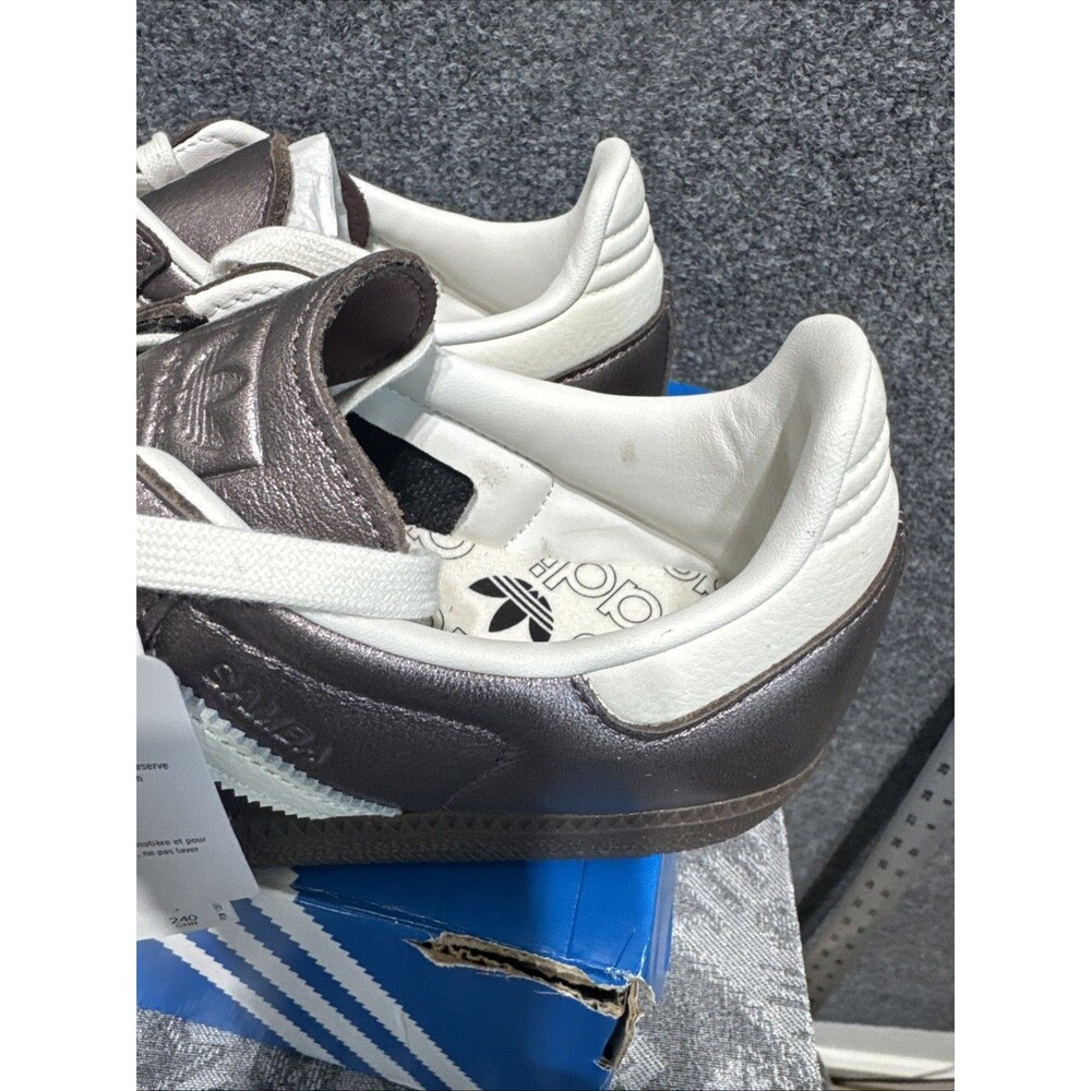 2024 Adidas Samba OG Metallic Purple Gum Womens Sneakers JI4219 7.5 - Picture 3 of 13